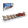 1318PCS Bausteine Weihnachtsschlitten Modell Kinder Produktbild-Vorschau 1