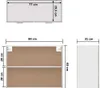 vidaXL Nástěnná skříňka Concrete Grey 80x31x60 cm Dřevěný Náhled obrázku produktu 6