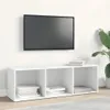 vidaXL Bibliothèque/armoire TV blanc 36x30x114 cm Bois Voir les images du produit 6