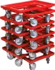10 x Stück Transportroller Transportwagen Euroroller für Produktbild-Vorschau 1