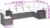 6-teiliges Gartenmöbel-Set, modulare Sofagarnitur mit Produktbild-Vorschau 7
