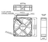 Ventola 24V DC, 9,6W, dimensioni 120x120x38mm, portata Anteprima dell’immagine prodotto 2