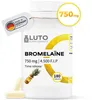 A product shot of a bottle of supplements with illustrative elements. Produktbild-Vorschau