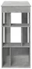 vidaXL Barový stůl s policí Betonová šedá 102x50x103,5 cm Náhled obrázku produktu 5