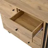 Merax Sideboard 120×38×75cm mit Massivholzbeine, Kommode Produktbild-Vorschau 8