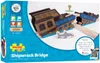 BigJigs Holz Eisenbahn Schiffswrack Brücke Piratenzubehör Produktbild-Vorschau 3