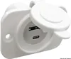 Zásuvka pro zapalovač + USB-A + USB-C, bílá, Osculati Náhled obrázku produktu 4