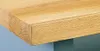 A close-up view of the edge of a wooden workbench. Produktbild-Vorschau