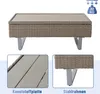 Parrot Uncle Salon de jardin en poly rotin pour 4-5 Voir les images du produit 4