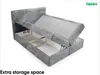 MEBLINI Boxspringbett mit Bettkasten - 200x220 - Produktbild-Vorschau 5