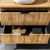 Doppelwaschtisch 120.8cm Adriel mit 4 Schubladen, Produktbild-Vorschau 6