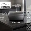 STONELINE® cocotte Gris 40x22 cm | avec couvercle Voir les images du produit 3