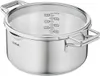 Tefal H852S8 Nordica 4-piece pan set stainless steel/glass Voir les images du produit 6