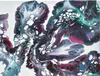 Raumzutaten Acryl Pouring Bild 60x40cm "Mauve Cascade" Produktbild-Vorschau 9