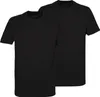Ceceba heren T-shirts regular fit (2-pack), O-hals, zwart Produktbild-Vorschau 4