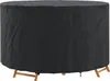 vidaXL Möbelbezug 157 x 157 x 71 cm 420D Oxford Stoff Rund Produktbild-Vorschau 3