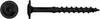 A black screw is shown from two angles: a head-on view of the head and a side view of the entire screw. Anteprima dell’immagine prodotto