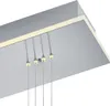 B-Leuchten 3-flg LED Pendelleuchte Sam Nickel Produktbild-Vorschau 3