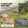 SucceBuy 60palcový tažený vertikutátor, hrábě na trávu s 24 Náhled obrázku produktu 2