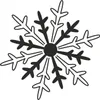 HEYDA Stempel Weihnachten Eiskristall mini Holz matt Produktbild-Vorschau 2
