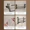 Wand Schuhorganizer platzsparender Schuhhalter ohne Bohren Produktbild-Vorschau 7