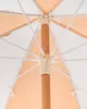 BELIANI Sonnenschirm Orange Stoff-Bespannung Rund ⌀ 150 cm Produktbild-Vorschau 9