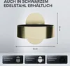 ovimar Haartrocknerhalter Godalen | Edelstahl | gold | mit Produktbild-Vorschau 3