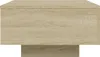 A close-up, front view of a wooden coffee table. Náhled obrázku produktu