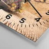 Wanduhr - Quadrat - Glasuhr - Kraut Tee  getrocknete Produktbild-Vorschau 5