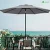 VOUNOT® Sonnenschirm für Balkon, 270 cm, Knickbarer Produktbild-Vorschau 4