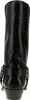 A back view of a black leather boot. Voir les images du produit