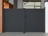 Drehtor NAZARIO, Aluminium massiv, anthrazitfarbig - 300 × Produktbild-Vorschau 7