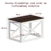 Hundebox Tisch 98x67,3x68,6cm Landhausstil, Doppelfunktion Produktbild-Vorschau 3