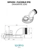 Zubehör  Extra-flacher Siphon + Flexschlauch  80 x8,94 Produktbild-Vorschau 5