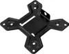 A black metal bracket for a computer component, likely a CPU cooler or graphics card, is shown against a white background. Podgląd zdjęcia produktu