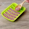 6 Hohlraum DIY -Wurst machen Schimmel Silikon Burger Hot Produktbild-Vorschau 8