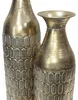2x Bodenvase "Gold" aus Metall, schlank, 63 & 72 cm groß, Produktbild-Vorschau 6
