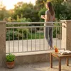 90x128CM Balkon V2A Fenster Geländer Edelstahl Produktbild-Vorschau 4