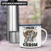 Trendation - Biker Werden Nicht Grau Das Ist Chrom Emaille Produktbild-Vorschau 4