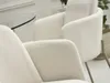 Krzesło ostia kremowy tkanina, podstawa szary Podgląd zdjęcia produktu 3