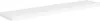 A white shelf on a white background. Produktbild-Vorschau