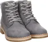 A pair of gray lace-up boots. Produktbild-Vorschau