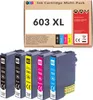 A product shot of ink cartridges and their packaging. Produktbild-Vorschau