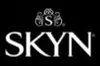 The image shows the brand name "SKYN" in large white letters against a black background, with a decorative logo above it. Náhľad obrázku produktu