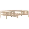 vidaXL Lit en bois massif sans matelas 90x190 cm pin Voir les images du produit 3