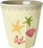 Rice Melamin 6er-SET Becher - Coral Ocean Print 160ml Produktbild-Vorschau 4