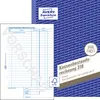 A product shot of an Avery Zweckform Kassenbestandsrechnung 318 accounting book, with a partial view of the packaging. Produktbild-Vorschau