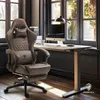 Fauteuil de gaming luxueux, en cuirPolyuréthanematelassé, Voir les images du produit 2