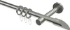 Interdeco Gardinenstange / Vorhangstange Edelstahl-Optik, Produktbild-Vorschau 1