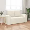 vidaXL Schlafsofa Creme 148 x 71 x 83 cm Samt Produktbild-Vorschau 3